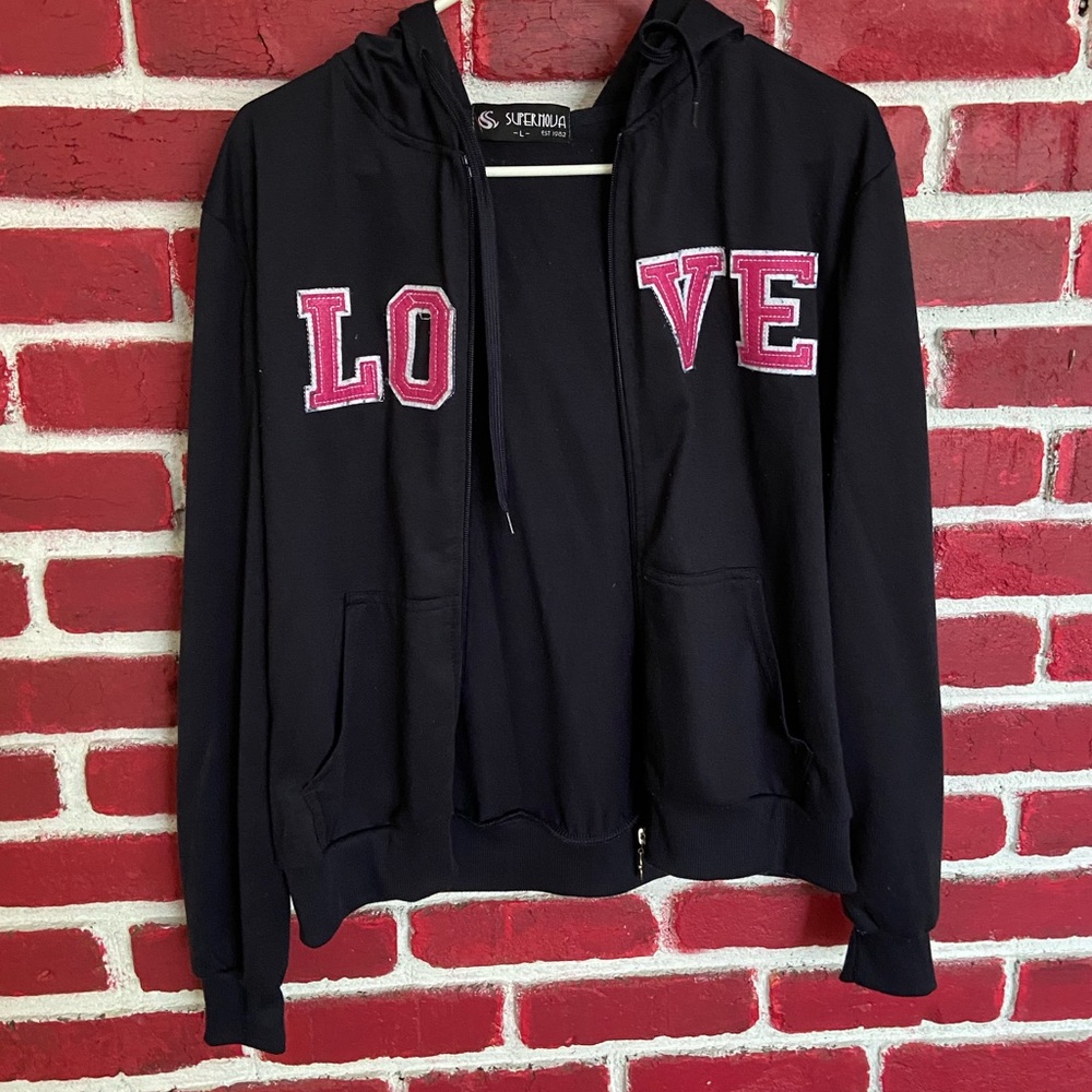Dark Blue Zip Up